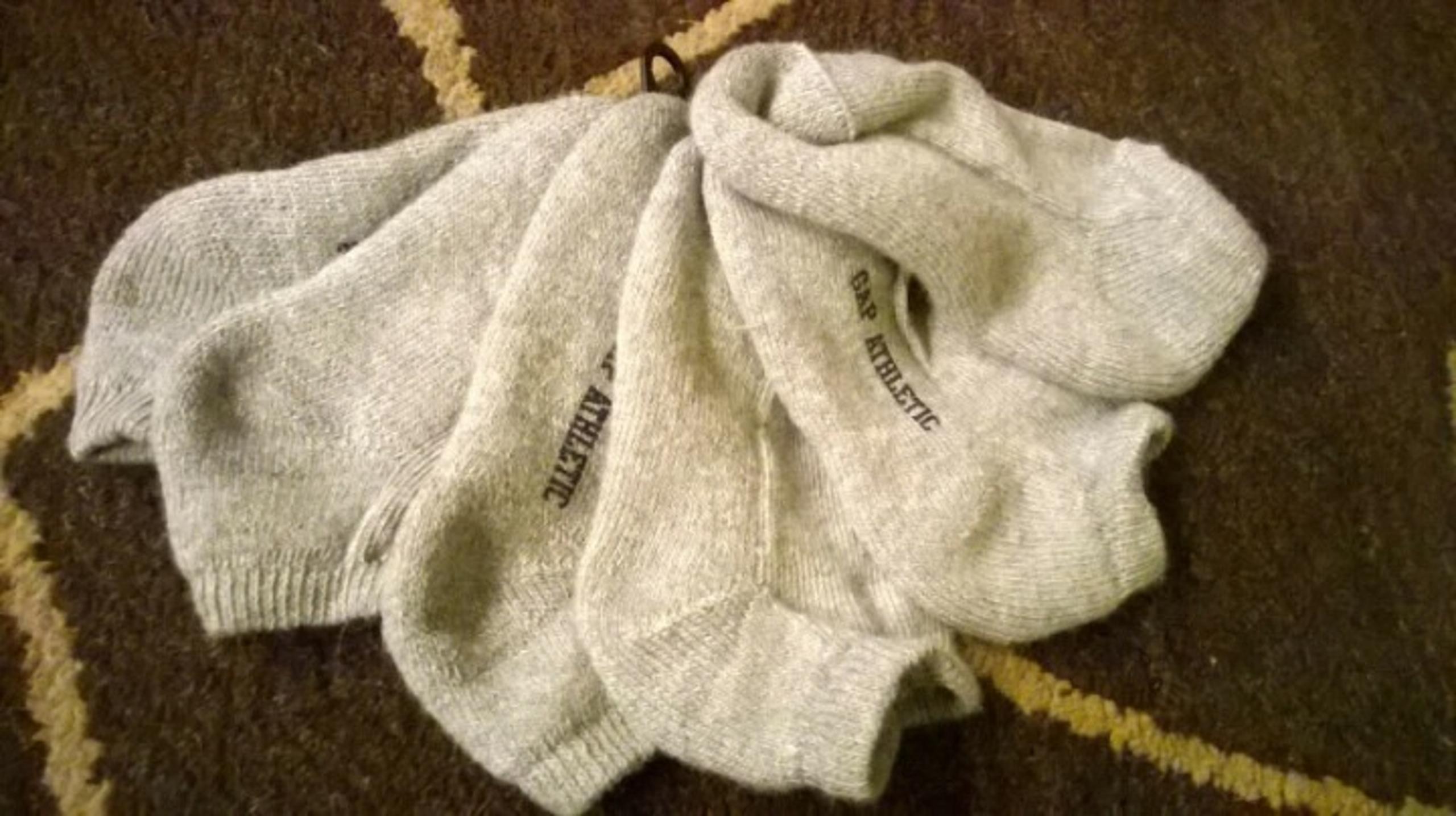 Gap ATHLETIC 3 pairs Gray ANKLE SOCKS 5