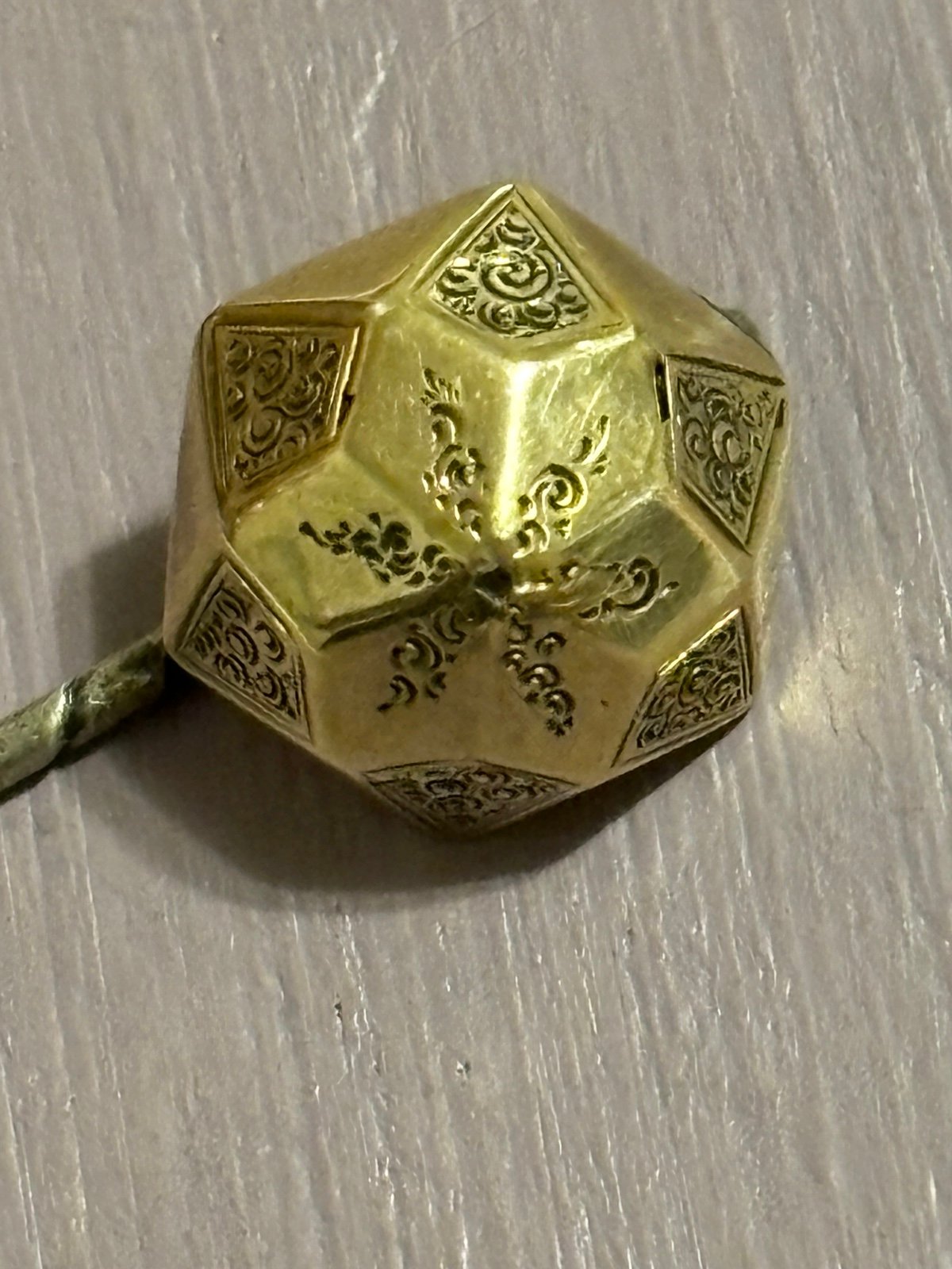 10K Gold Vintage Stick/Hat Pin