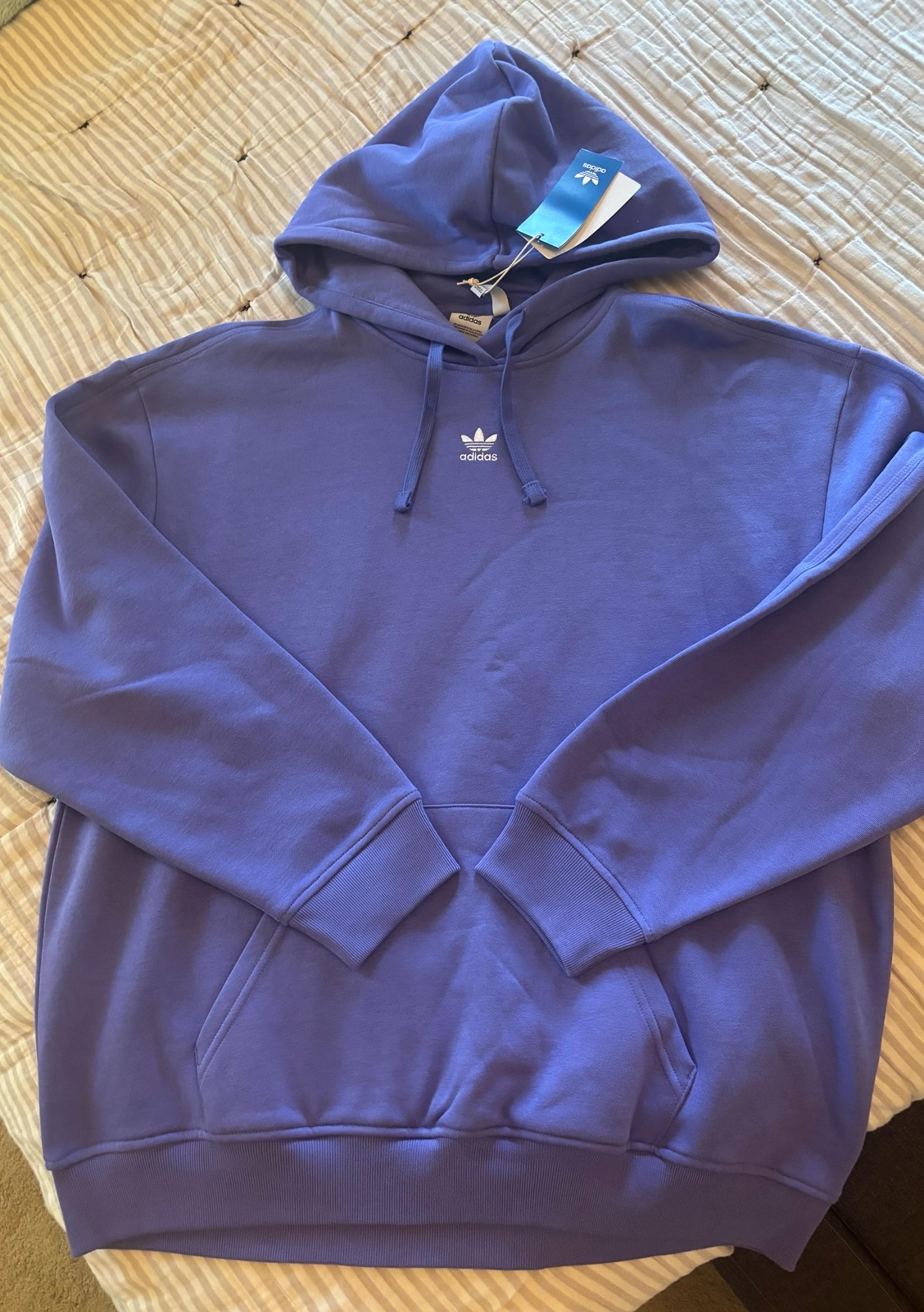 Adidas Sz S Oversized Purple Hoodie NWT