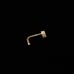 Mom's Freedom Walk Nose Piercing Solid 14k Gold Body Jewelry 14k NEW 20g