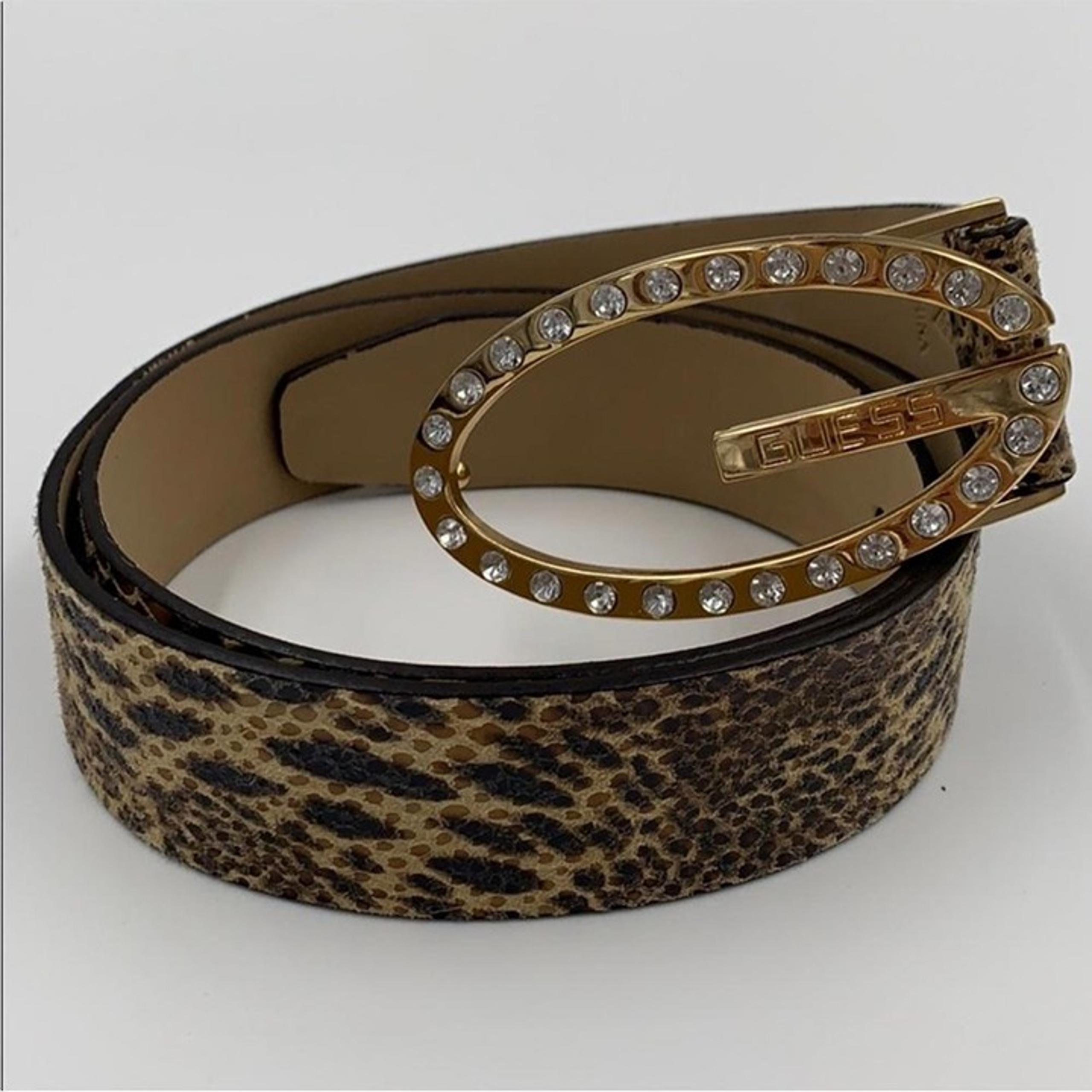 Animal Print Guess belt size S