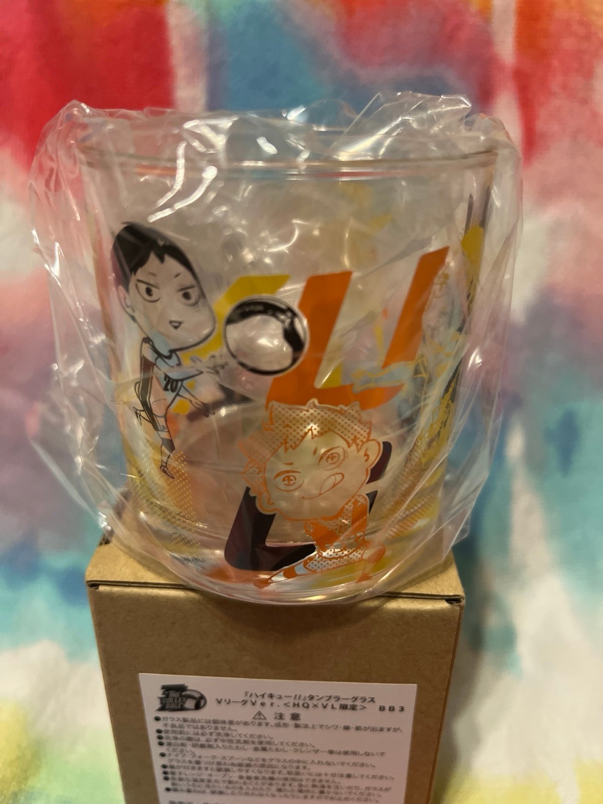 Haikyuu V.LEAGUE glass tumbler