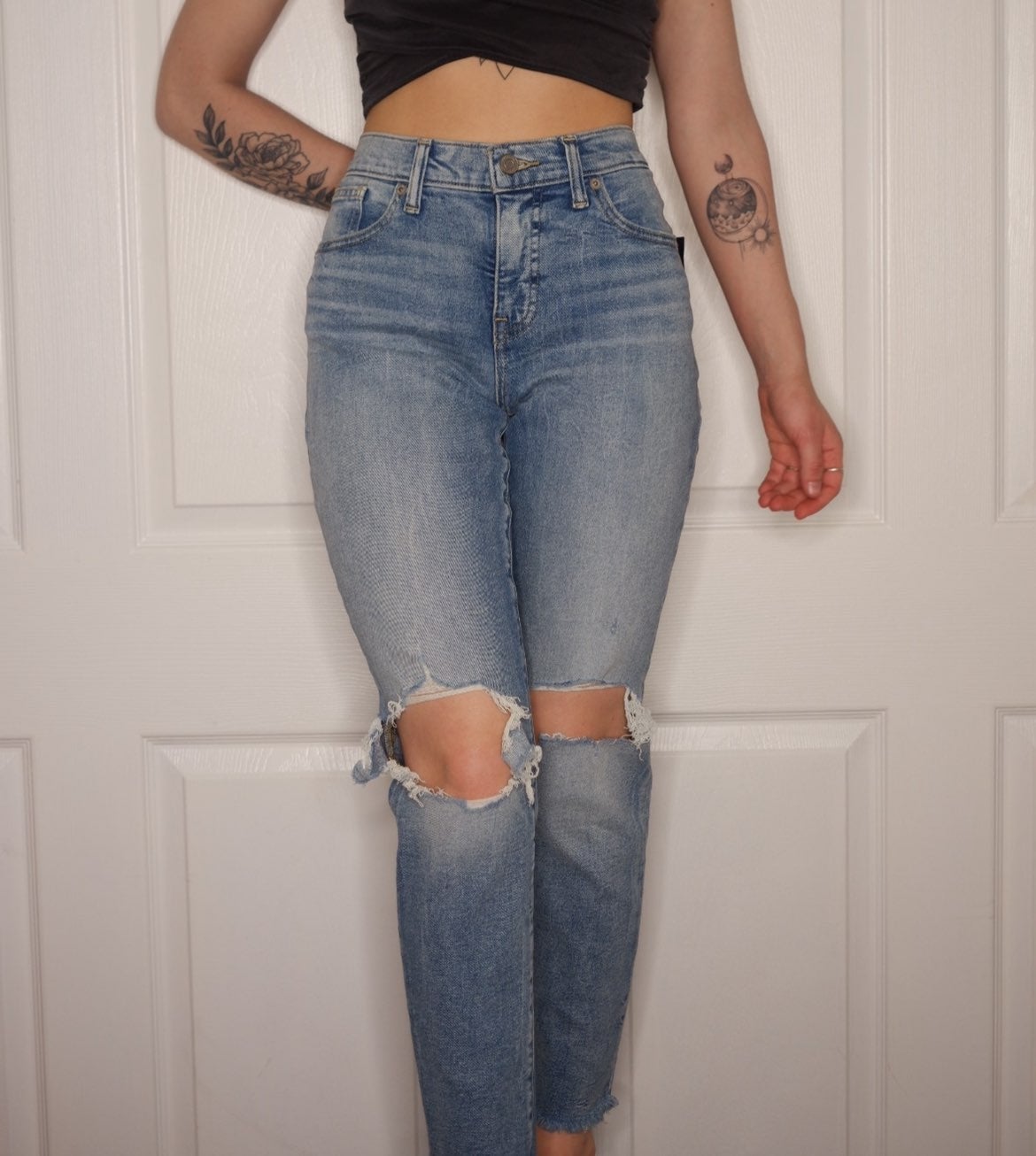Lucky Brand Ripped Jeans