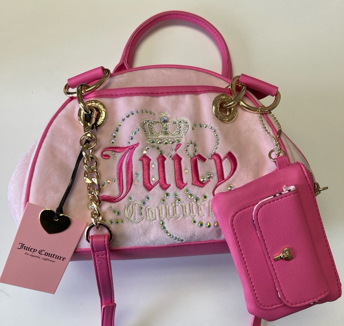 Juicy Couture Dreamy Pink Satchel Bag NWT