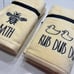 NWT RAE DUNN yellow hand towel set 4