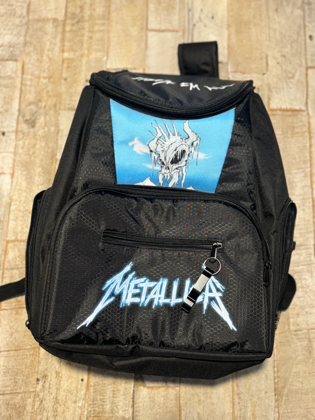 METALLICA | Freeze Em All | Food Cooler Bag Backpack - RARE