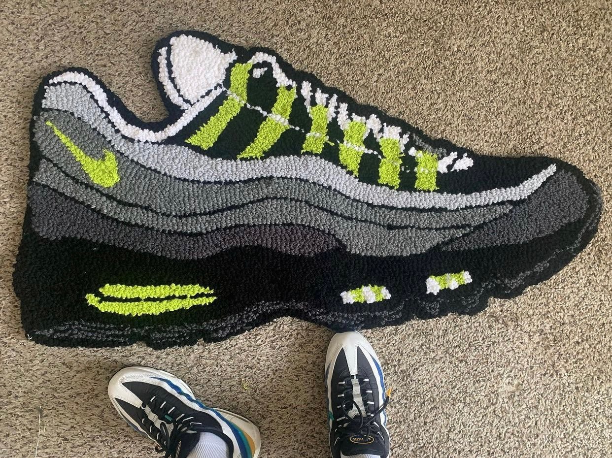 Custom sneaker rugs