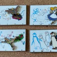 Disney - Ink and Paint pin set of 4 2020