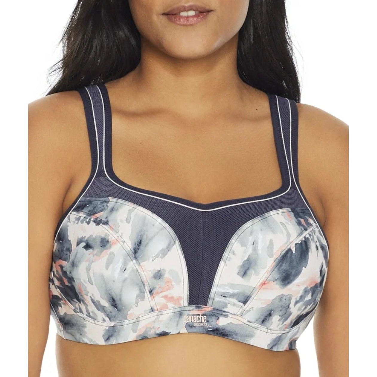 Panache Women's 38H Ultimate High Impact Underwire Sports Bra Grey Style 5021