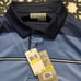 Blue and White Men's PGA ProTour Polo - Dri-Fit, Size Medium