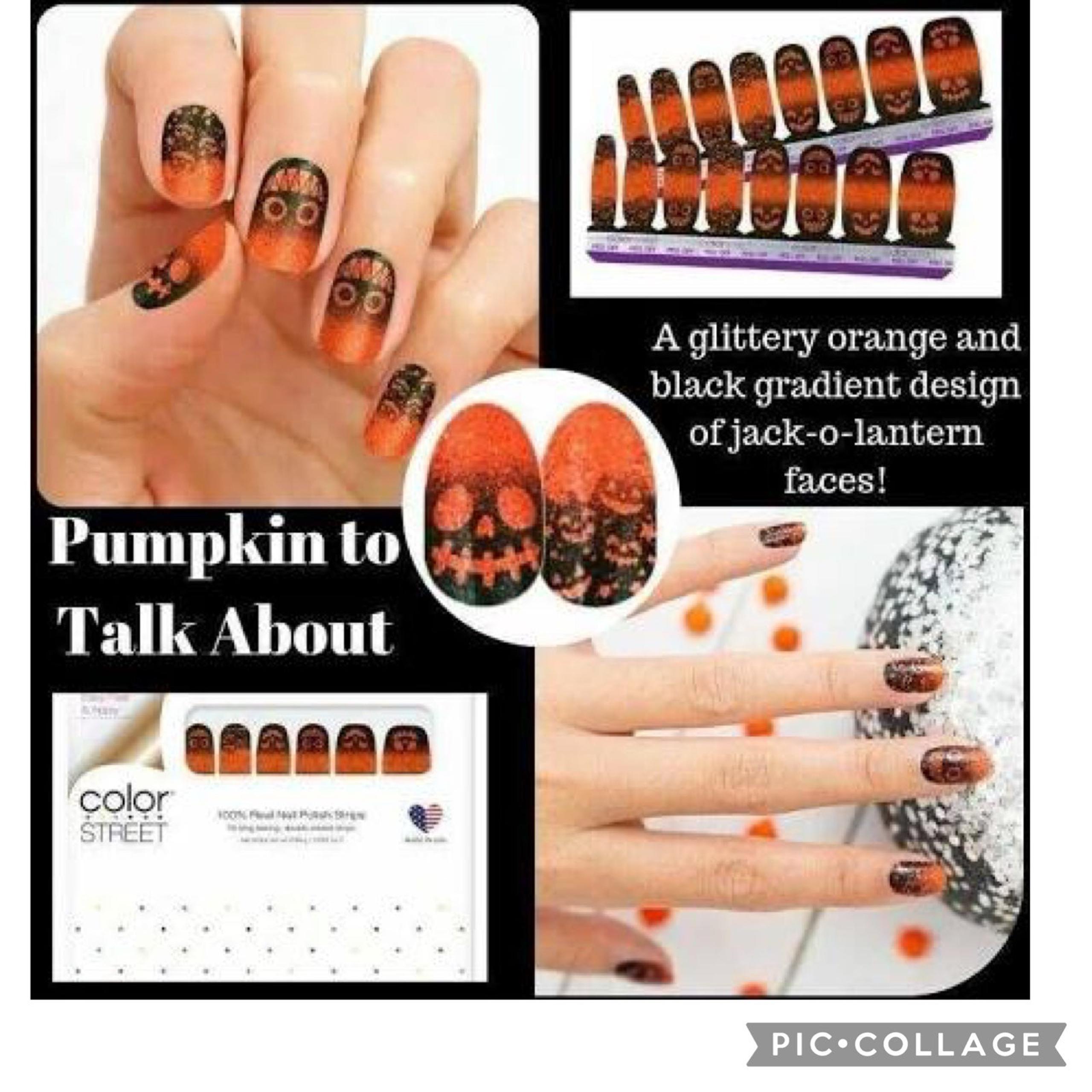 Color Street pumpkin to talk about