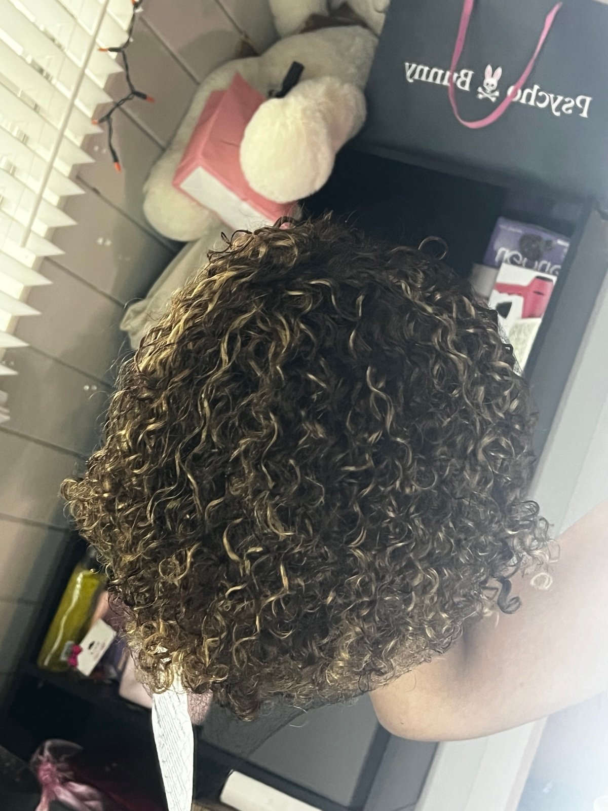Human hair grade 12 bob with highlights
