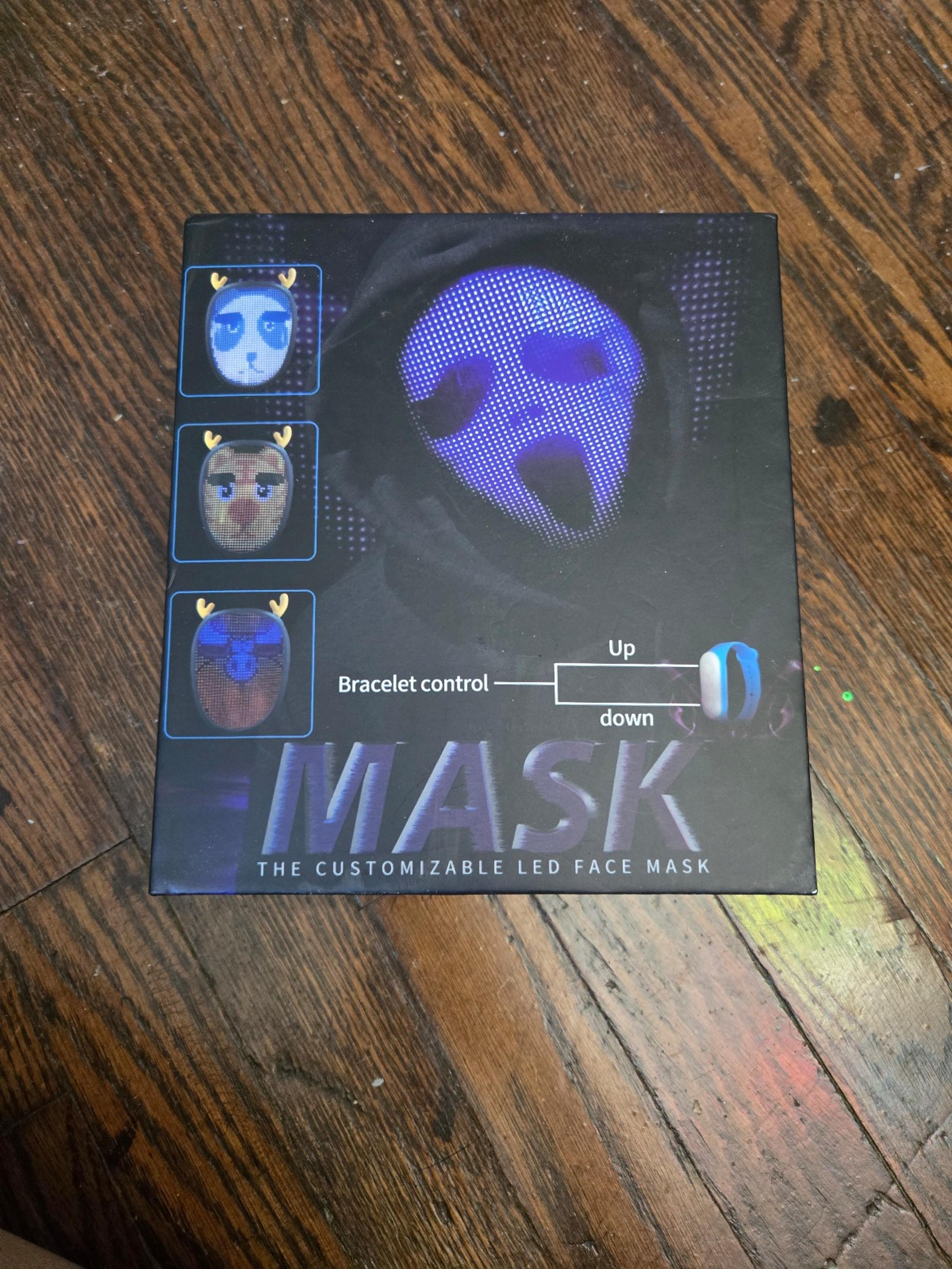 Halloween light up mask