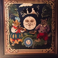 Charming nursery rhyme needlepoint