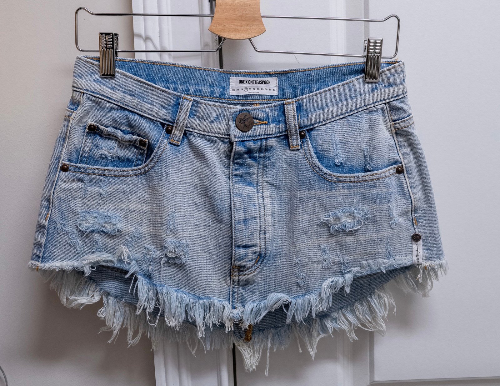 One Teaspoon Denim Skirt Junk Yard Size 25