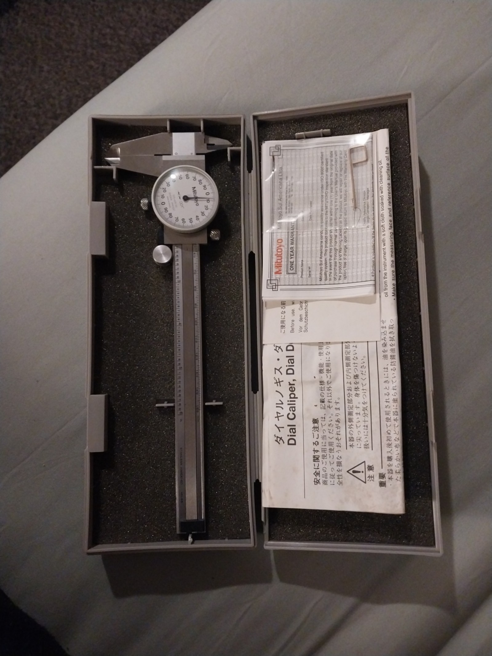 Mitutoyo Dial Caliper Dial Depth Gage Series No. 505