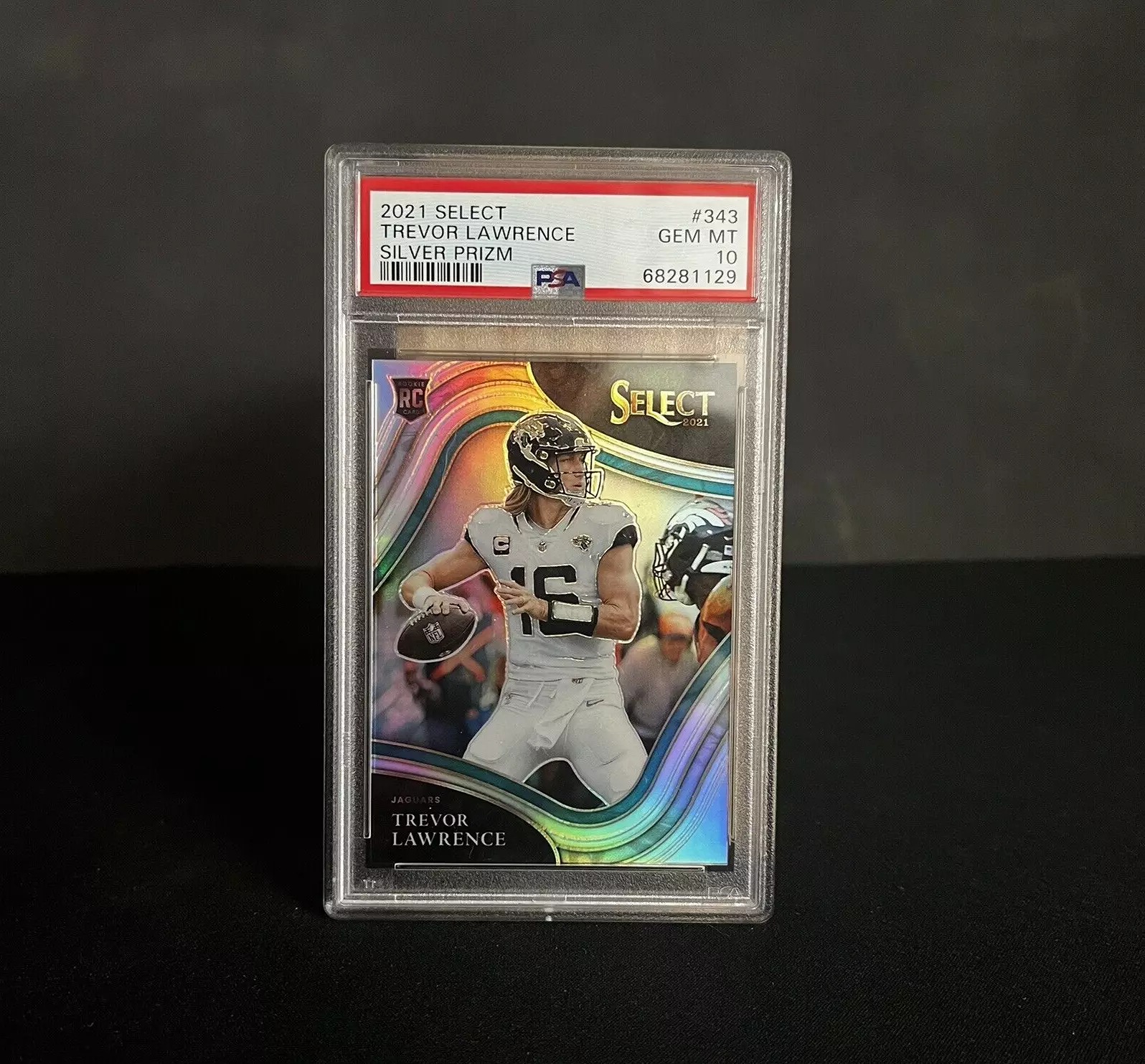 Trevor Lawrence Rookie RC PSA 10 2021 Select Field Level Silver Prizm Jaguars