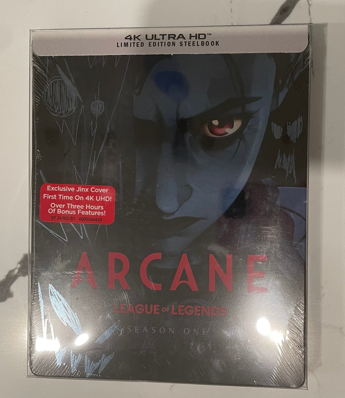 Brand New Arcane: League of Legends - Season One Limited Edition 4K Steelbook