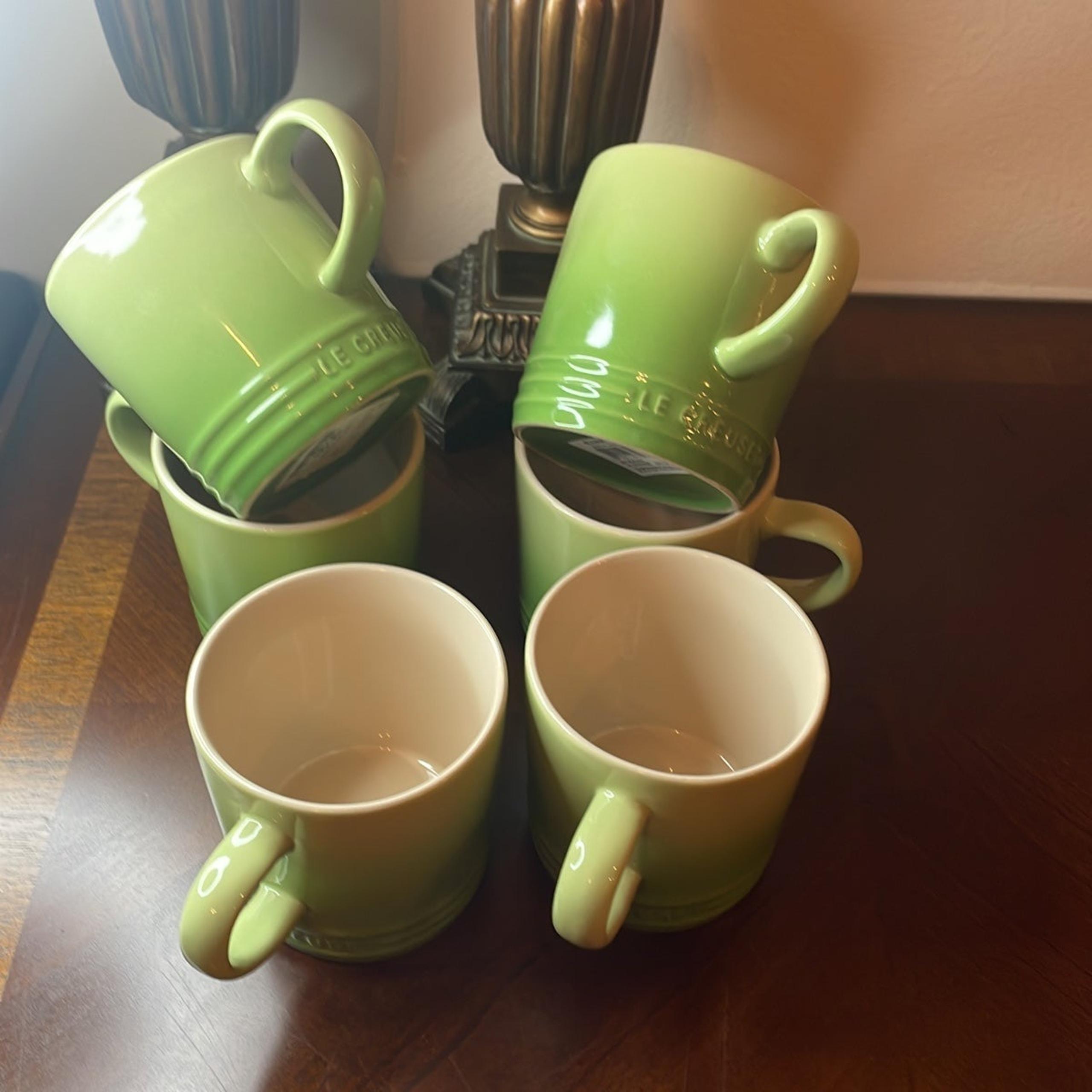 Le Creuset Coffee / Tea Mugs Set of 6 NWT