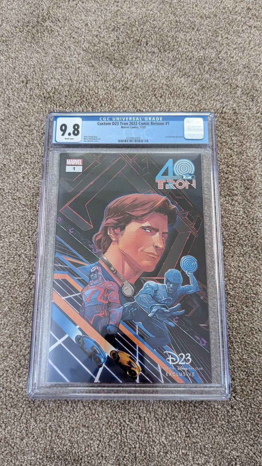 Tron Original Movie Adaptation 1D23 CGC 9.8 2022