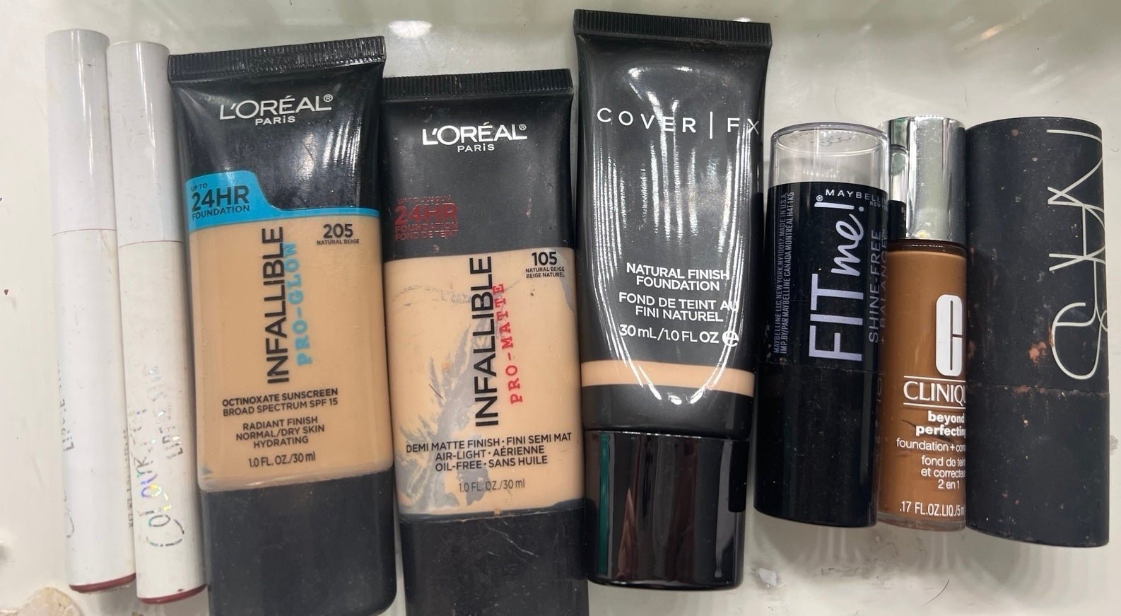 9x BUNDLE Amorepacific .Coverfx Loreal colourpop maybelline nars clinique.