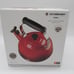 Le Creuset Classic Whistling Tea Kettle Flint Gray New In Box 1.6L / 1.70Qt
