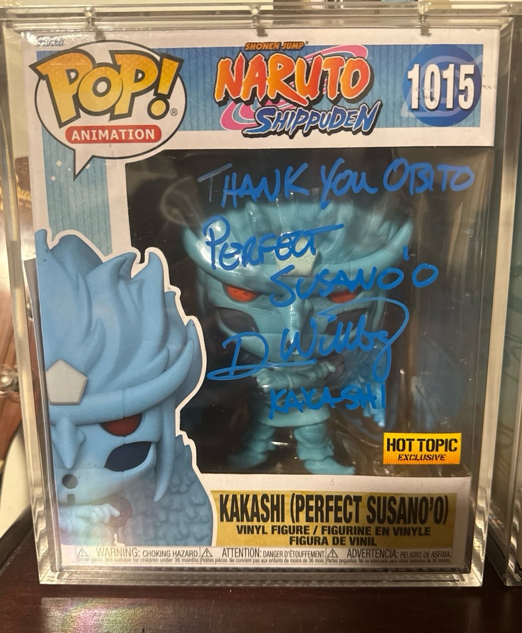 Signed Kakashi funko pop