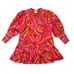 NWT FARM Rio Banana Juice Mini in Red Orange Puff Sleeve Cotton Dress S 195