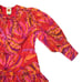 NWT FARM Rio Banana Juice Mini in Red Orange Puff Sleeve Cotton Dress S 195