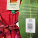 NWT FARM Rio Banana Juice Mini in Red Orange Puff Sleeve Cotton Dress S 195