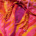 NWT FARM Rio Banana Juice Mini in Red Orange Puff Sleeve Cotton Dress S 195