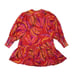 NWT FARM Rio Banana Juice Mini in Red Orange Puff Sleeve Cotton Dress S 195