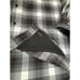 Dixxon Flannel Co The Arthur Shirt Black White Plaid Pearl Snap Mens M