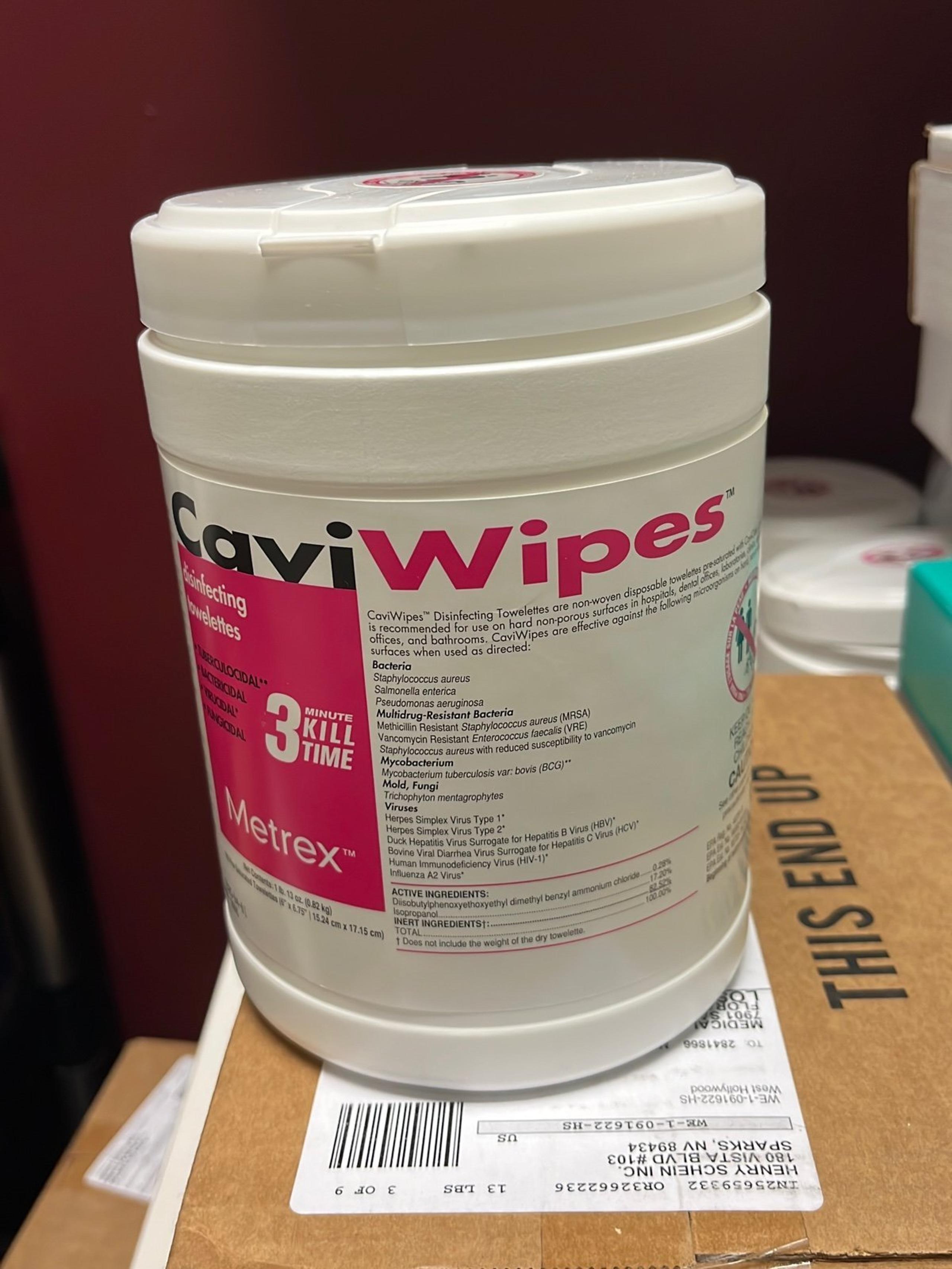 Cavi wipes disenfcting wipes - pack of 6