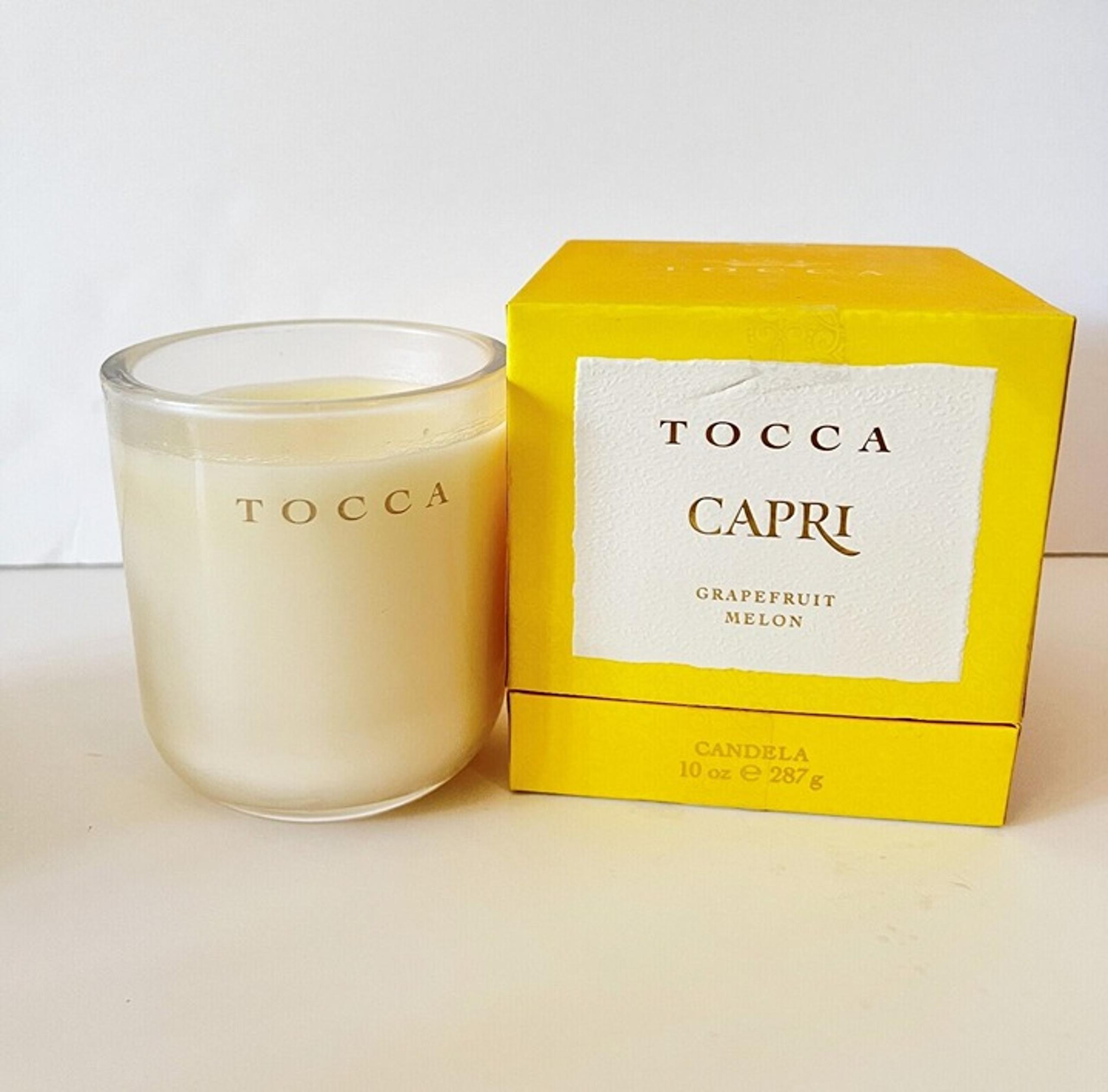 Tocca Capri Grapefruit Melon Candel 10oz/287g Boxed