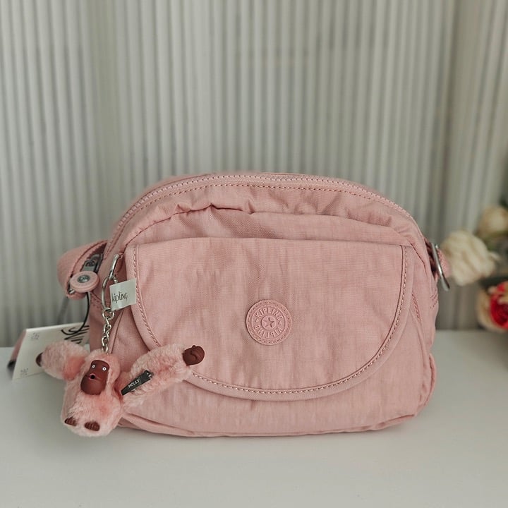 New Kipling Stelma Crossbody Bag Soft Blush K15313 94
