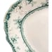 Antique John Haddock Hamilton Green 15 Oval Platter 1890's England