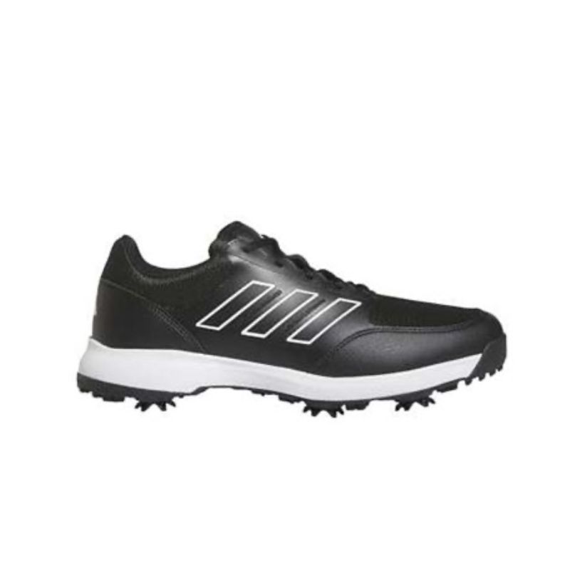 Adidas Tech Response 3.0 Golf Shoes Black White Athletic Cleats US 7.5