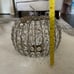 NEW Glam Fall Harvest Gold Crystal Jeweled Pumpkin Home Decor Thanksgiving