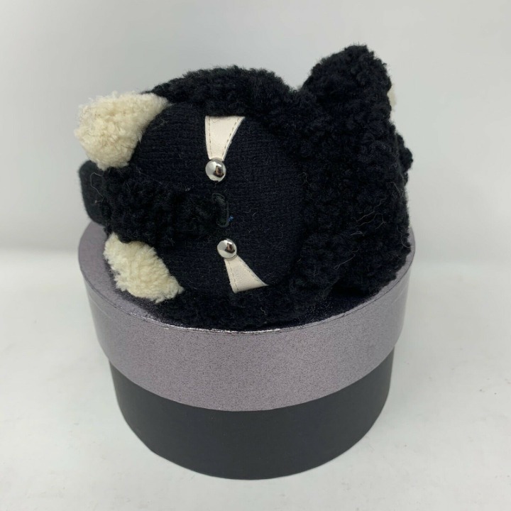 Coach Boxed Racoon Shearling Ear Muffs