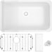 White Undermount Kitchen Sink 30 X 18 inch,White Granite Composite Sink,Single B
