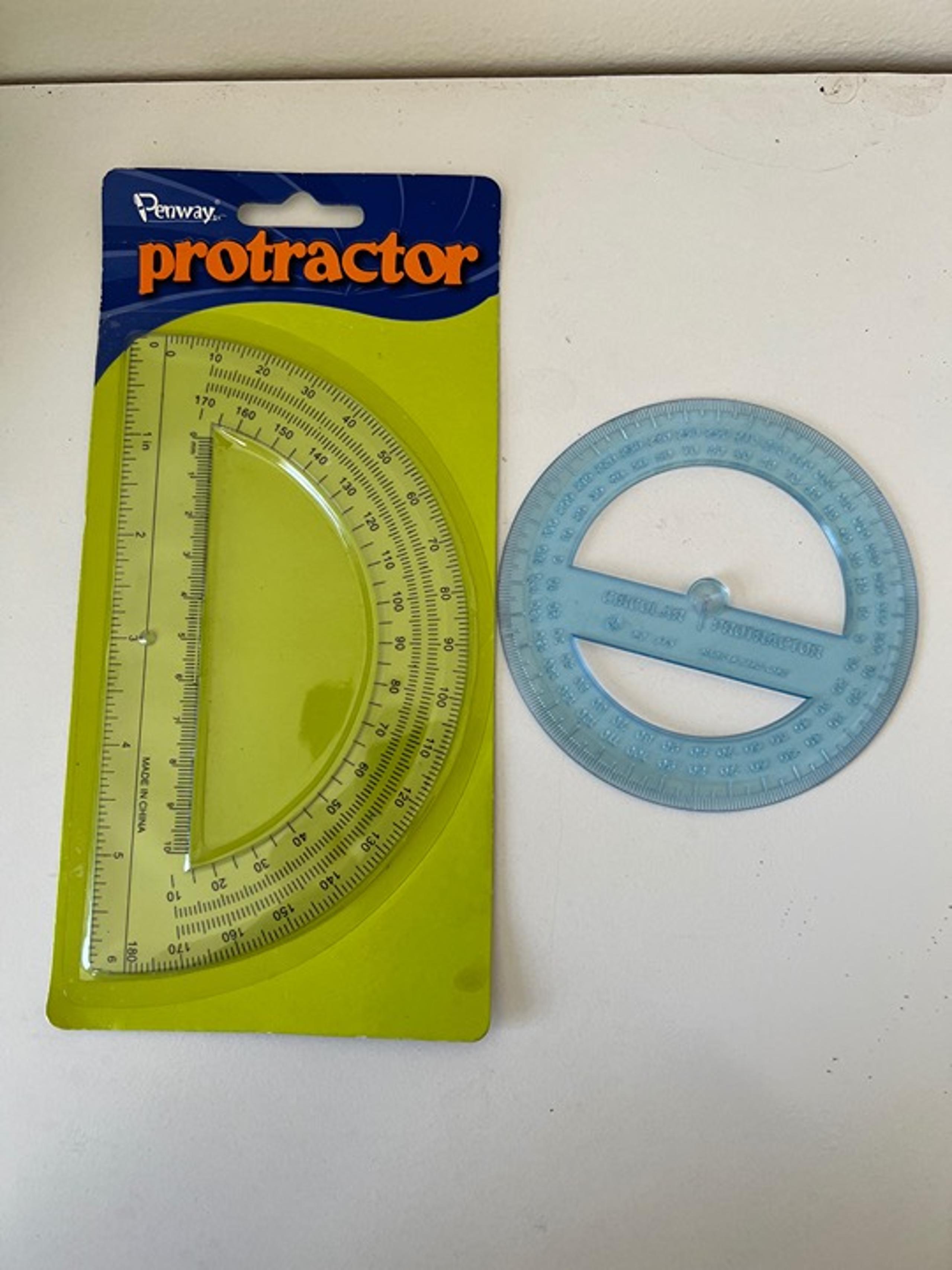 Set of 2 Protractors New