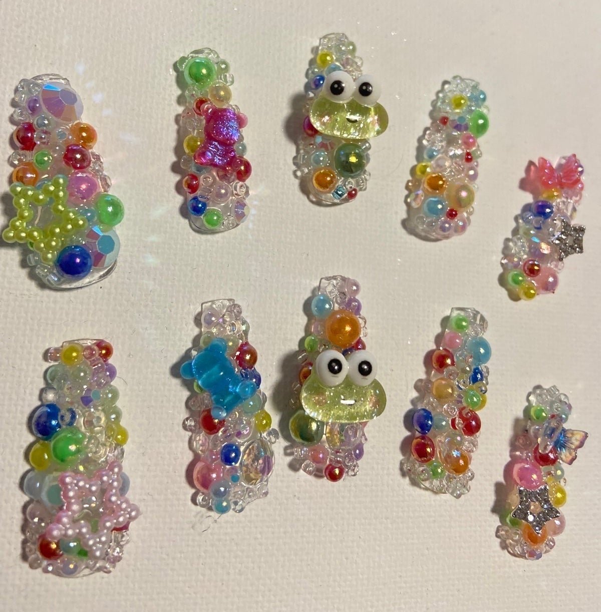 Handmade kawaii press on nails