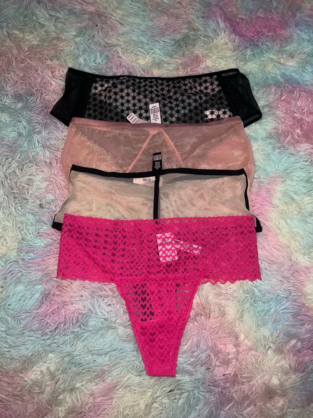 NWT Victoria’s Secret Sexy Luxe High Waist Thong Bundle- Medium