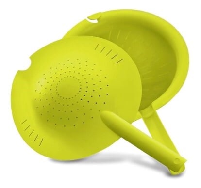 Tupperware Double Colander 2.8 L Set Green Color