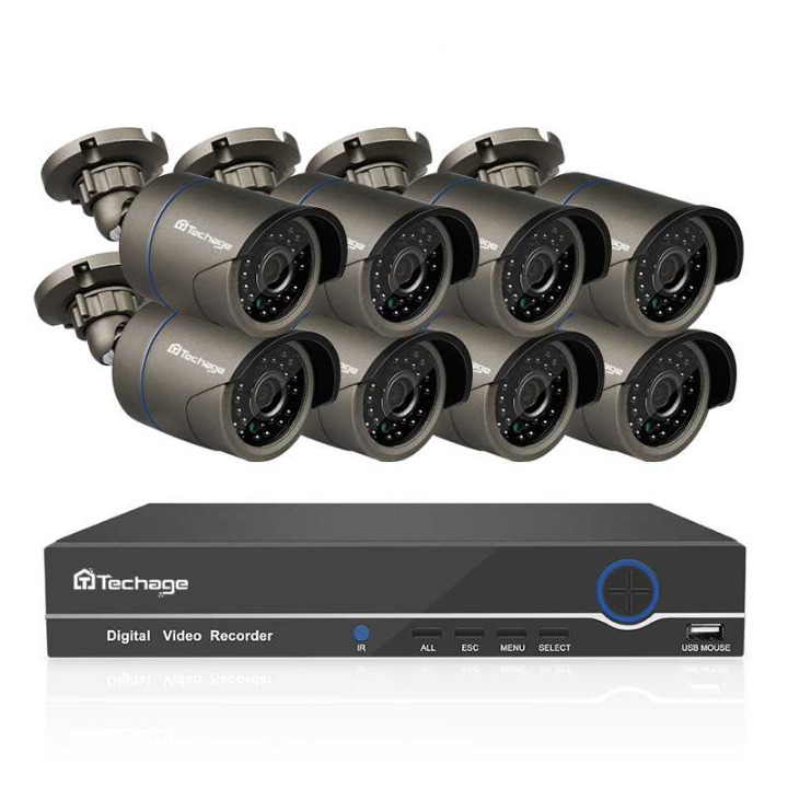 8 Channels Outdoor Security System