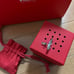 DIESEL Silver Single Earring with Red Pouch