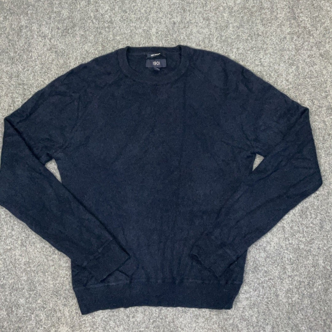 1901 Sweater Womens Size M Blue Cashmere Casual Business