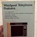 Vintage Whirlpool Novelty Phone 1985. With Box