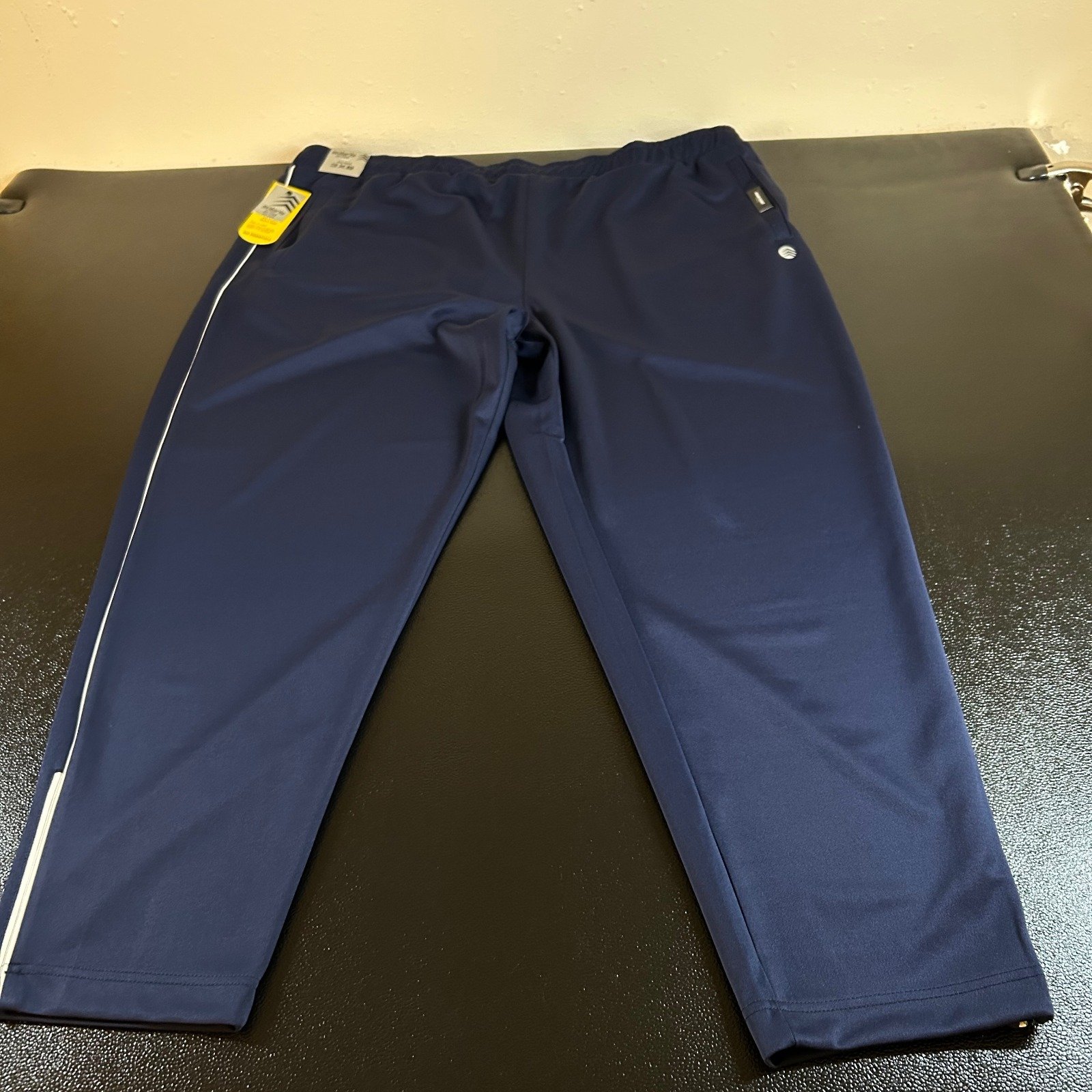 Solaris Active Track Pants Athletic Drawstring Wicking Navy Mens 3XB 46x30 NWT